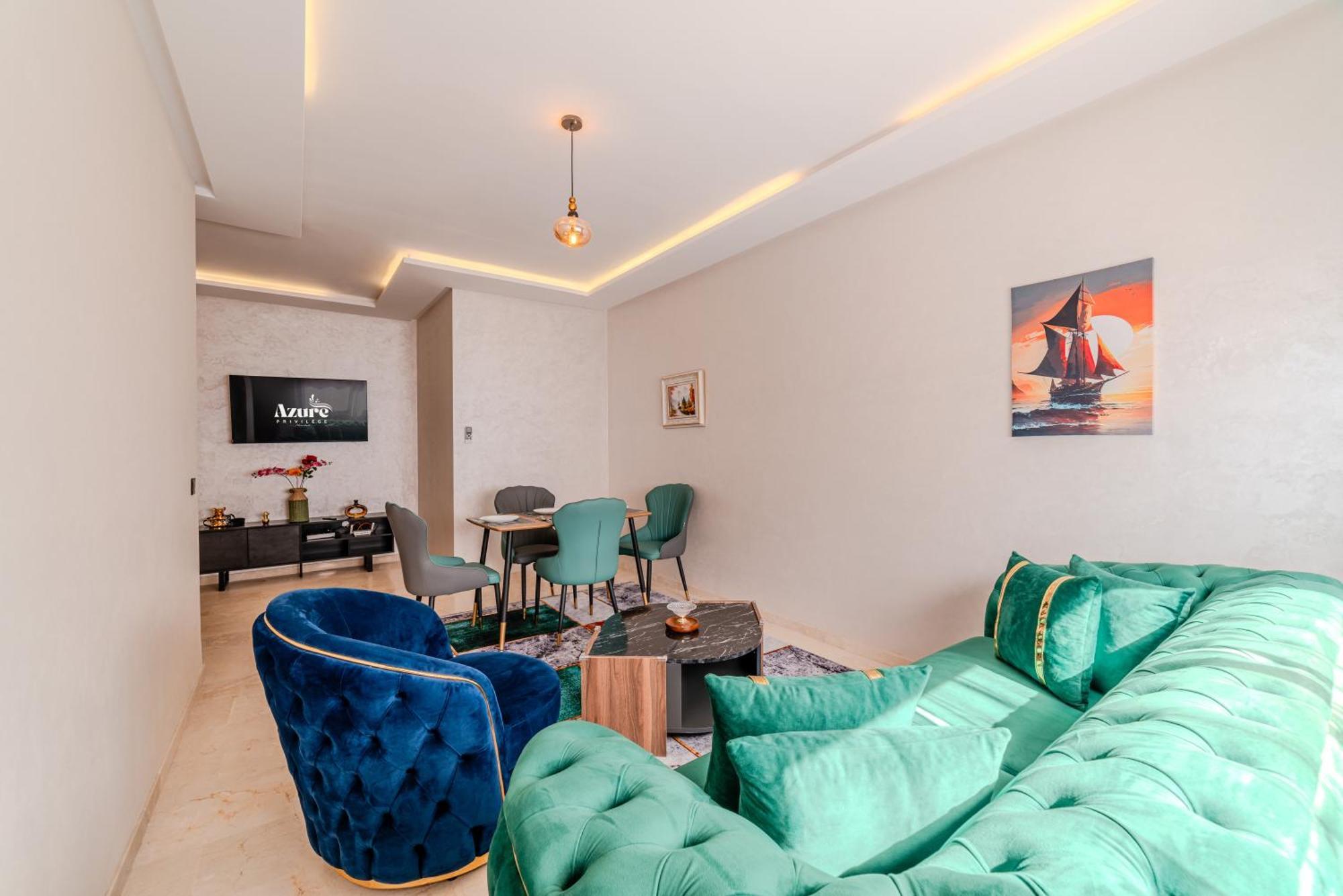 Appartement Modern Pres M-avenue With Balcony, Pool & Parking Marrakesh