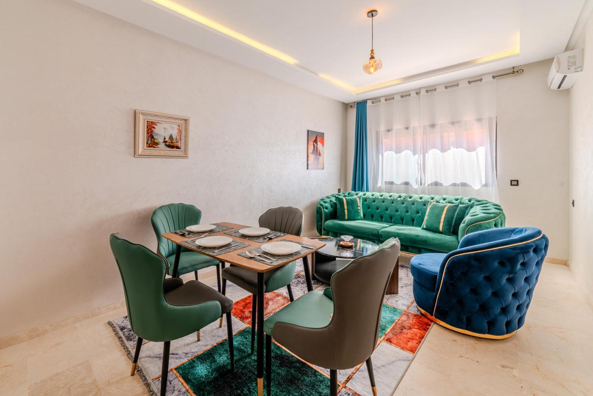 Modern Pres M-avenue With Balcony, Pool & Parking Appartement Marrakesh